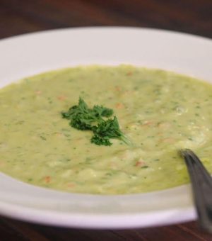 Roasted Poblano Cream Soup