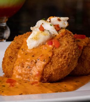 Crab Mac N Cheese Cakes