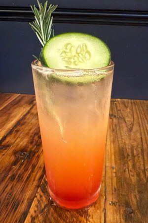 Cucumber prickly pear cooler