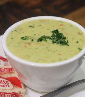 Roasted Poblano Cream Soup