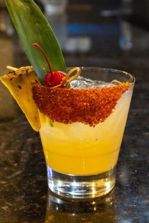Spicy Pineapple Mezcal Margarita
