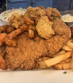 Seafood trio