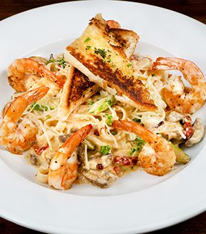 Anaya’s Grilled Shrimp & Fettuccine