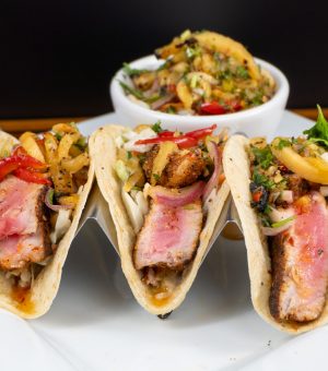 Tropical Tuna Tacos