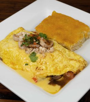 Seafood Omelette